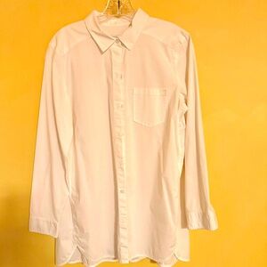 J. Jill White Oversize Shirt